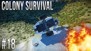 Space Engineers  Colony Survival Ep 18  ROVER CRASH [upl. by Griffiths295]