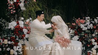 DR MUADZ amp DR AMILAH  SOLEMNIZATION  RECEPTION  APARK PUCHONG  MALAY WEDDING [upl. by Abigale]