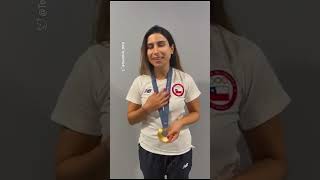 ¡Medalla de oro para Chile Francisca Crovetto hace historia en los Juegos Olímpicos [upl. by Rimat277]