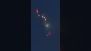 Vertigo Airshows Twinjet Glider during the Oshkosh night show [upl. by Feliks675]