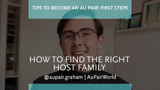 How to find the right host family at AuPairWorld [upl. by Damal]