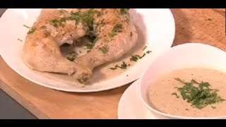 RECETA DE POLLO EN SALSA DE CHAMPIÑONES  COCINA HALAL [upl. by Seyler232]