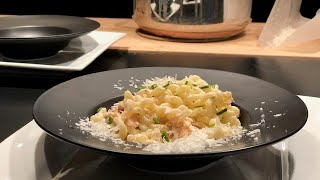 Recette facile de pâtes saumon fumé crème sûre parmesan ciboulette [upl. by Leicester881]