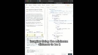 1552 Magnetic Force Between Two Balls leetcode [upl. by Farmelo720]