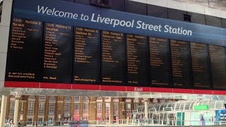 London Liverpool Street Announcements and Photos [upl. by Shira696]