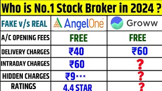 Groww vs Angel One Comparison 2024  Best Demat Account in 2024 Groww Angelone [upl. by Che]