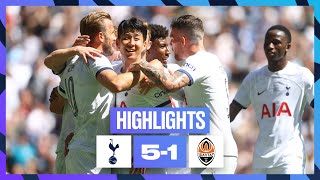 HARRY KANE SCORES FOUR  TOTTENHAM HOTSPUR 51 SHAKHTAR DONETSK  HIGHLIGHTS [upl. by Oznecniv]