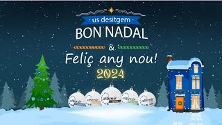 Bones Festes i 🥂🍾 Feliç Any Nou ❄️2024‼️ [upl. by Readus920]