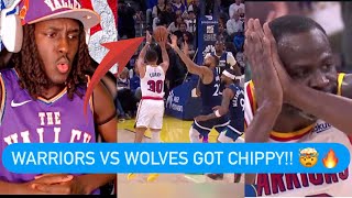 Reaction To Warriors Vs Wolves Highlights [upl. by Gardener173]