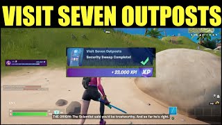 Visit seven outposts Location Fortnite Resistance challenges  ALL SEVEN OUTPOST LOCATION Season 2 [upl. by Mareld741]