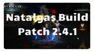 Diablo3  Dämonenjäger Der Natalyas Build mit Patch 241 neues Set [upl. by Marketa]