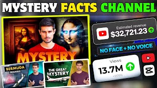 Create A Faceless Mystery Facts Channel Without Copyright By Using Free AI Tools [upl. by Nady]