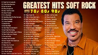 Greatest Hits Soft Rock Ballads 70s 80s 90s 💖 Lionel Richie Elton John Aerosmith BonJovi [upl. by Malet]