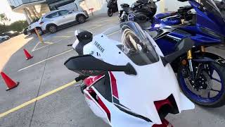 Yamaha YZFR9 First Look In The Flesh [upl. by Lleinad946]