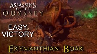 Assassins Creed Odyssey  How To Easily Beat The Erymanthian Boar [upl. by Pratte572]