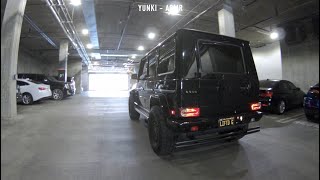 Lifted G wagon g550 Cursing around Hollywood area  V8 exhaust pure sound ASMR [upl. by Aivatra73]