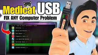 Medicat USB  FIX Any Computer Problem with this IT Toolkit Full GUIDE [upl. by Inalej690]