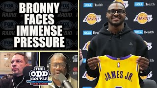 Is the Immense Pressure on Bronny Justified  THE ODD COUPLE [upl. by Ybot640]