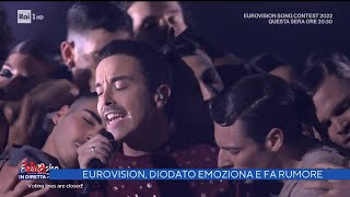 Eurovision Diodato emoziona e fa rumore  La vita in diretta 12052022 [upl. by Glavin]