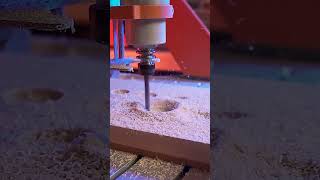 3D Carving Hardwood on a STEPCRAFT M700 CNC shorts [upl. by Malsi99]