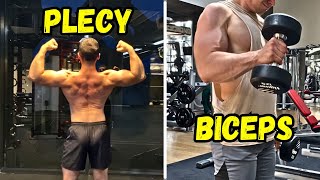 Trening PLECÓW i BICEPSA  Najlepsze ćwiczenia na plecy Jak ułożyć Cały trening [upl. by Landon]