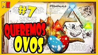 Ark Survival 07  Domando stegosaurus PS4 Gameplay [upl. by Awhsoj]