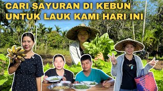 PANEN SAYURAN DI KEBUN DAN BIKIN PISANG GORENG YANG DI SUKAI KELUARGA [upl. by Aiynot]