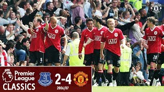 Rooney inspires Reds comeback at Goodison  PL Classics  Everton 24 Manchester United 2007 [upl. by Dex]