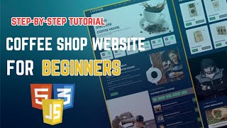 How To Build a Stunning Coffee Shop Website Using HTML CSS amp JavaScript Fast [upl. by Marlene]
