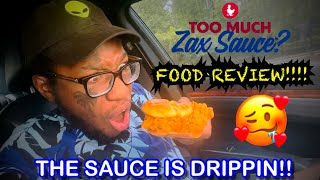 Zaxby’s Signature Chicken Sandwich FOOD REVIEW [upl. by Ahsikyt229]