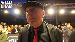 Peaky Blinders series 6 red carpet premiere  Jasper Carrott  I Am Birmingham [upl. by Adnirb723]