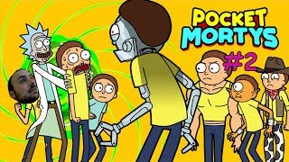 Karadelik Morty  Rick and Morty  Pocket Mortys  2 [upl. by Airegin627]