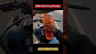 New Z900 Shocking High Speed Mileage 😱  Kawasaki Z900 1L Mileage  kawasaki z900 [upl. by Edals693]