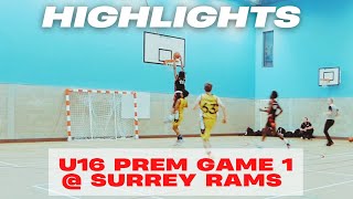 Surrey Rams vs London Elite  202324 NBL U16 West Premier Boys Game Highlights [upl. by Kannan]