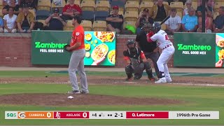 Quincy Latimores RBI single puts the Giants in front [upl. by Audrit526]