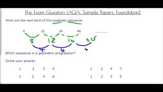 Recognising NonLinear Sequences  Mr Morley Maths [upl. by Aicilaf]