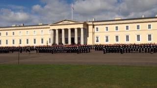 Lining up  RMA Sandhurst  April 2014  Rehearsal for the Sovereigns Parade [upl. by Araas]