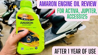 Amaron Scooter 10w30 Engine Oil Review amaronoil amaronengineoil [upl. by Kerin423]