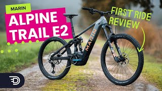 EBike Review  Marin Alpine Trail E2  Marins new eMTB is fast stable and a damn blast [upl. by Layman]