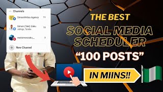 Best Social Media Scheduler How I Automate 100 Social Media Posts in 30 Minutes 1000s of ideas [upl. by Trebla]