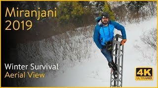 Miranjani Winter Miranjani Trek Winter Survival Snow Hike Drone View [upl. by Aggappe]