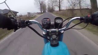 Mińsk 125 TYP 400A Relax ride [upl. by Berlinda]