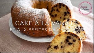 Cake à la vanille et aux pépites de chocolat moelleux et facile [upl. by Aizirtap]