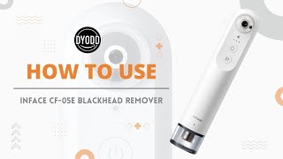 InFace CF 05E Blackhead Remover HOW TO USE [upl. by Shelba]