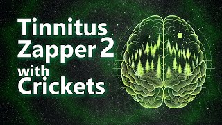 Tinnitus Zapper 2 with Crickets and 13 kHz Noise Masking [upl. by Idurt]