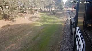 Cab Ride at the Victorian Goldfields Railway [upl. by Dnalrag60]