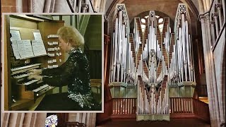 Meyerbeer  CORONATION MARCH FOR ORGAN  Diane Bish at St Pierre Cathedral in Geneva Switzerland [upl. by Hock]