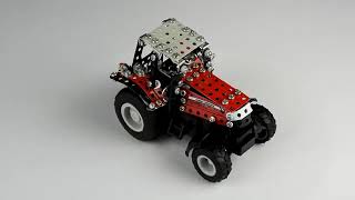 Tronico Metallbaukasten  Traktor Tractor Massey Ferguson MF7600  164  Micro Series [upl. by Eehtomit]