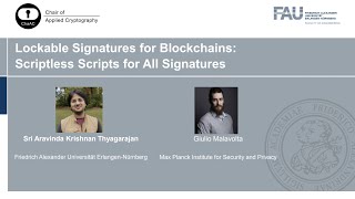 Lockable Signatures for Blockchains Scriptless Scripts for all Signatures [upl. by Naeroled503]