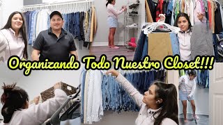 ME PUSE A ORGANIZAR TODO MI CLOSET y MI CUARTO  Lo cambie TODO‼️ su reacción 😁 antes y después [upl. by Amling]